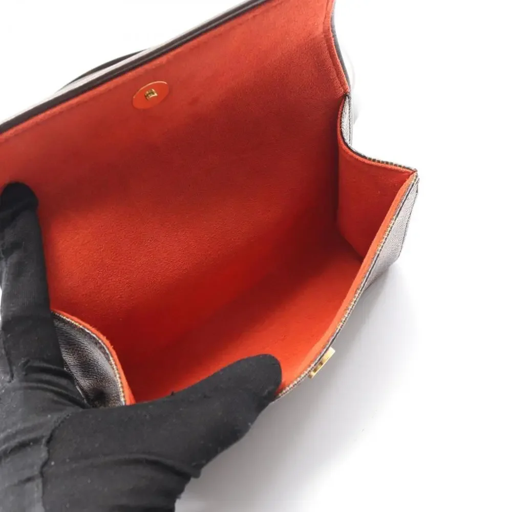 LOUIS VUITTON Brown Damier Leather Pochette Fanny Pack - Picture 3 of 9